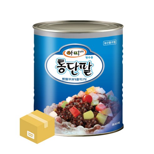 아띠 빙수용 통단팥 (3Kg), 3kg, 1개