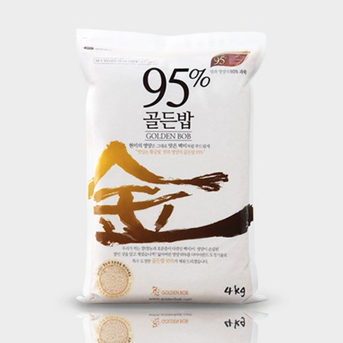 고시히카리 부드러운 프리미엄 현미 골든밥 95%, 골든밥95프로4kg, 1개, 골든밥95%