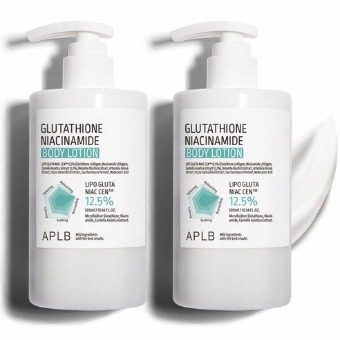 에이플비 글루타치온 나이아신아마이드 바디로션, 300ml, 2개