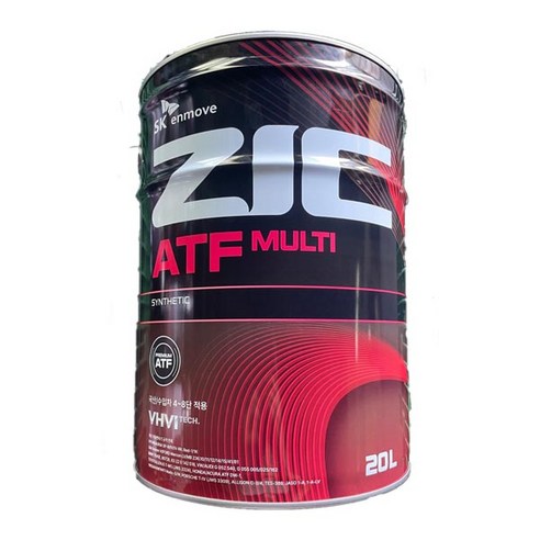 ZIC ATF MULTI 20L, 1개, 지크 ATF 멀티 20L ex120오토미션