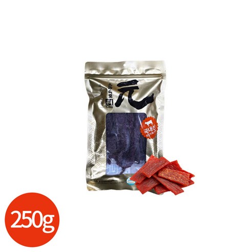 으뜸육포 원 우리 소육포 250g, 1개, 250g