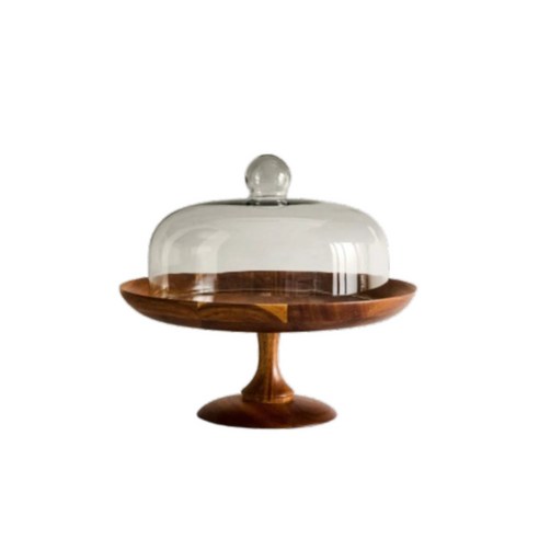 특별한 순간을 더욱 빛내는 예술적인 선택, 자라홈 우드 글라스 케이크 스탠드