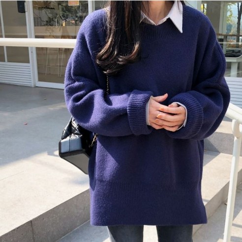걸스데일리 [Muse12]포포 트임 니트