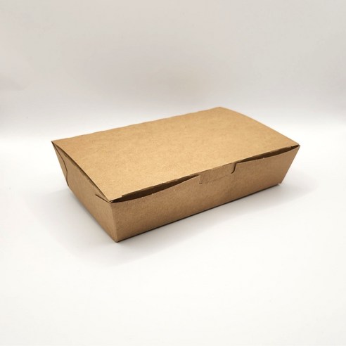 크라프트 도시락 1호 163*90*40mm, 50개입, 50개