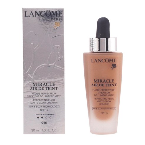 랑콤 미라클 에어 드 뗑 퍼펙팅 플루이드 매트 글로우 크리에이터 SPF15 30ml, 045 Sable Beige, 1개
