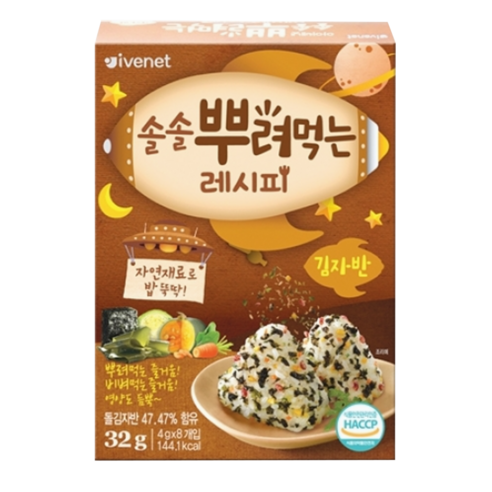 아이배냇 솔솔 뿌려먹는 레시피, 김자반, 32g, 3개