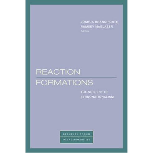 (영문도서) Reaction Formations: The Subject of Ethnonationalism Paperback, Fordham University Press, English, 9781531503147