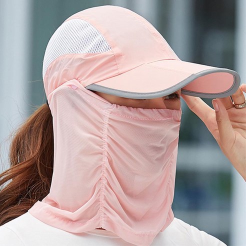 접이식 여성 목커버 여름모자 가림막 가리개 농업용품, 카키