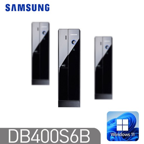 [리퍼컴퓨터] 삼성 DB400S6B, 인텔 6세대 스카이레이크, 윈도우11, 8GB RAM, 128GB SSD, 블랙 브랜드PC