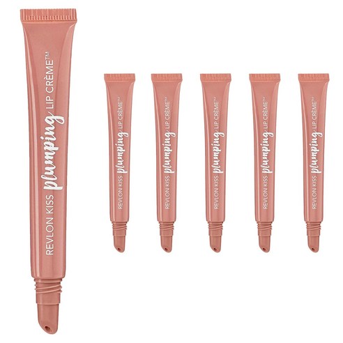 레브론 Revlon 키스 플럼핑 립 크림 7.1g, 505 Apricot Silk, 6개