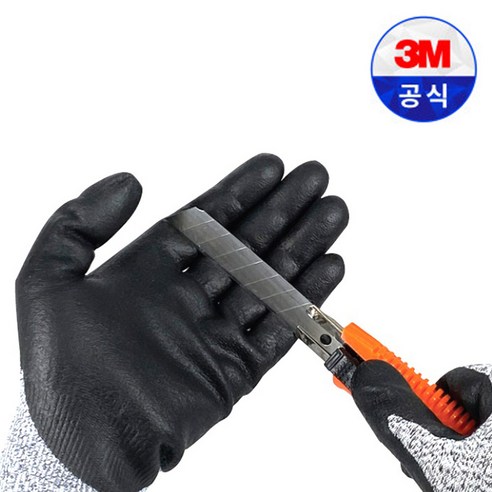 3M 장갑 프로그립3000 코팅장갑 목반작업코팅장갑, 프로그립3000 M, 1개 자상방지장갑 10 3M 553 세이프핸더스 잘림방지 장갑, 1개