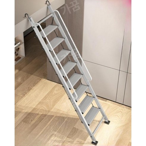 복층사다리 12단계 2.4m 2.7m 3m가정용 철제 다락방 원룸 계단