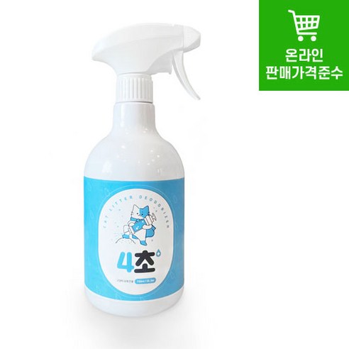 협력사 힐링타임냥냥님모래전용4초살균제750ml, 1개, 750ml