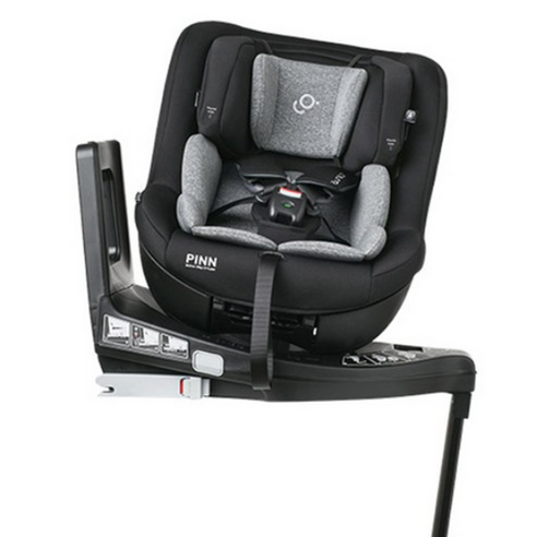 순성 ISOFIX 핀 뉴블랙 회전형 카시트 일체형, 2세트, 블랙