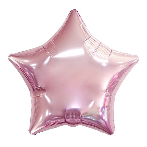 피플스파티 18인치(45cm) 라운드 원형 은박풍선, 3개, 파스텔핑크