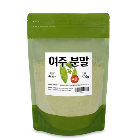 국내 100% 무첨가 순수 여주분말, 500g, 3개