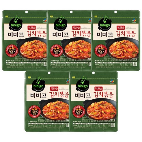 비비고김치볶음150G 냉장, 150g, 5개