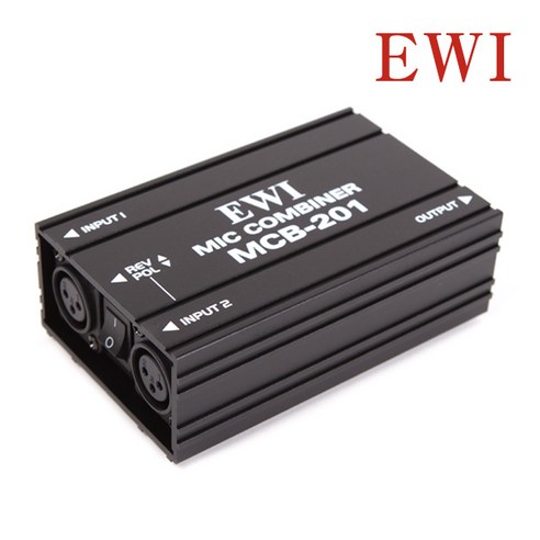 EWI 다이렉트 박스 팬텀파워 스필리터 DI BOX Direct Injection BOX Phantom Power Splitter Line Mixer, MCB-201 (마이크 콤바이너)