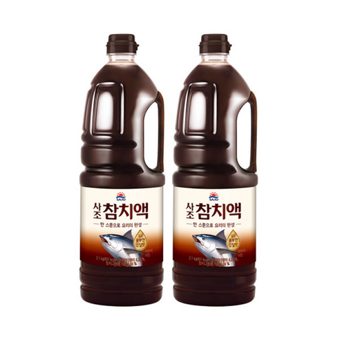 사조 참치액, 2.1kg, 2개