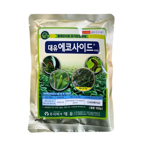 에코사이드 유기농살충제 100g, 1개