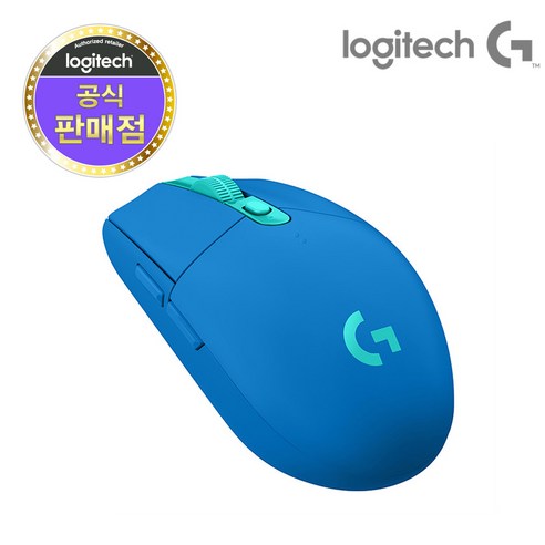 로지텍 G304 LIGHTSPEED 무선 게이밍 마우스 M-R0071, 블루