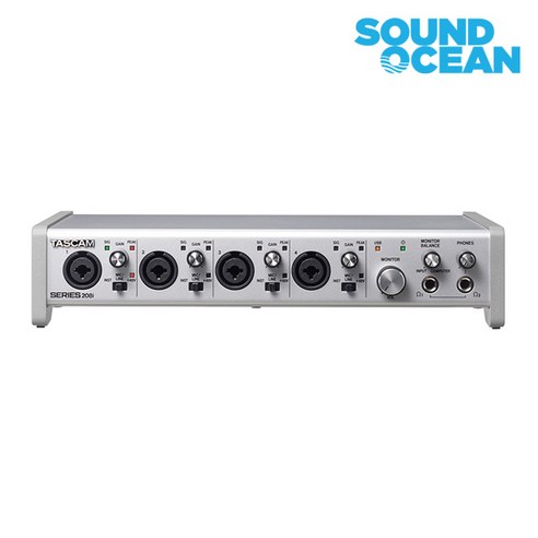 타스캠 TASCAM 오디오 인터페이스 오디오 카드, SERIES 208i
