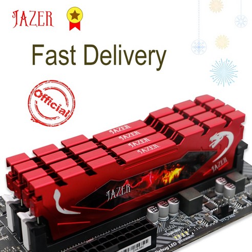 높은 주파수와 낮은 전압으로 우수한 성능을 자랑하는 JAZER DDR4 램 메모리