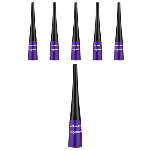 웻앤와일드 메가라이너 리퀴드 아이라이너 3.5ml, 874A Purple, 6개