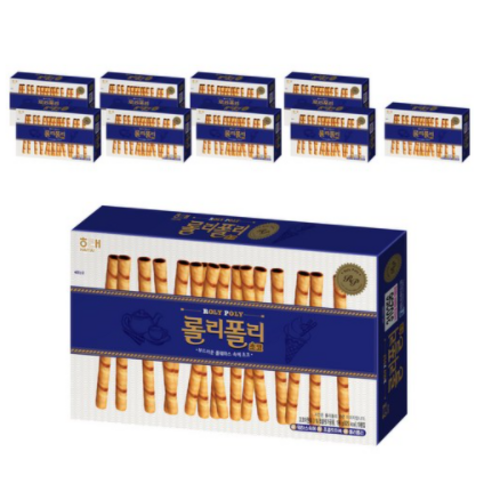 롤리폴리 초코, 196g, 10개