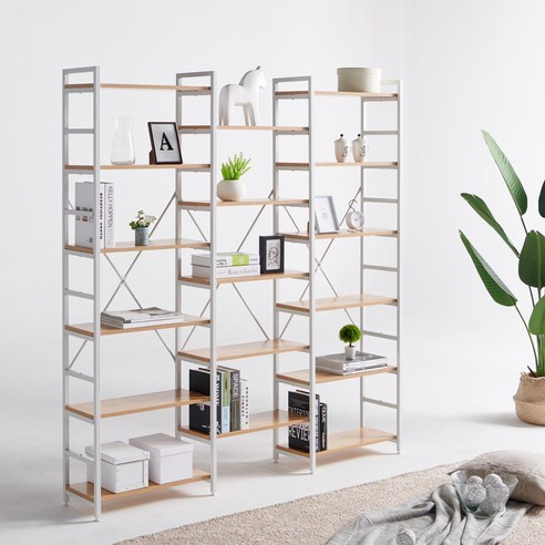 모던한 감각의 실용적인 철재 책장