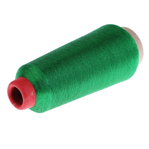 금속 실 원사 스풀 크로 셰 뜨개질 바느질 자수 실 철사 DIY 세공 작품, 녹색, 폴리 에스터/코튼