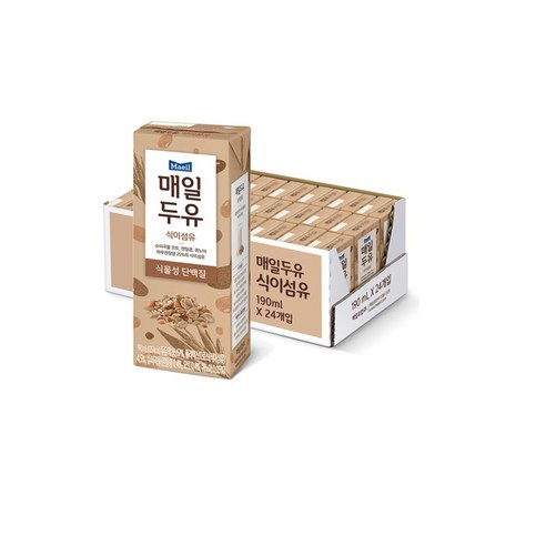 매일두유 99.9 190ml, 67개 10 매일두유 매일유업 매일두유 식이섬유 190ml, 12개