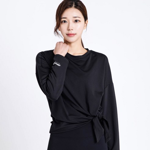 헤링본 여름 긴팔 래쉬가드 루즈핏 수영복 트임 스윔 비치웨어 물놀이 운동 요가복 RE335W