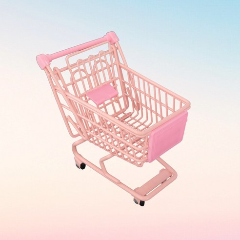 미니어처 쇼핑 카트 책상 꾸미기 쇼핑놀이