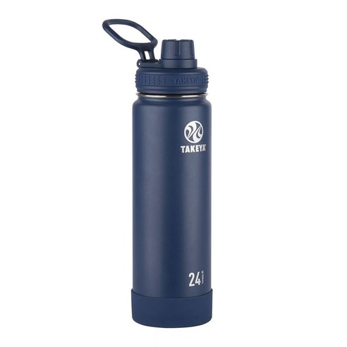 타케야 액티브 더블 월 워터 휴대용보틀, Midnight, 709.8ml