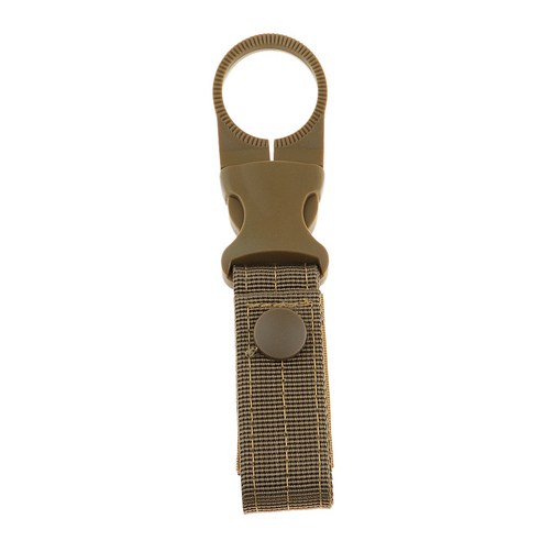 YSSHOP Molle 교수형 벨트 Carabiner 웨빙 물병 버클 클립, 탄, 나일론 플라스틱