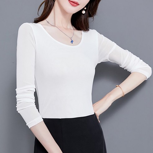 봄바람을 간직한, VergoPerco 여성 긴팔 티셔츠로 스타일을 돋보이게 하세요!