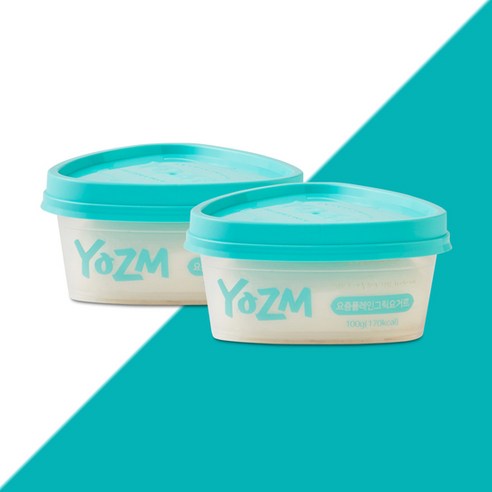 [KT알파쇼핑]요즘 플레인 그릭요거트100g 2개, 100g