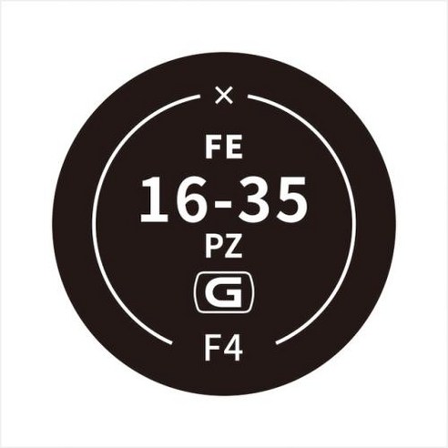 카메라 플래시 호환 소니 리어 캡 데칼 스킨 스티커 프리미엄 워프 필름 55ZA 100400GM 100GM 85GM 70200 PZ 1635G 70200GM, 2)for PZ 16-35 F4G, 1개