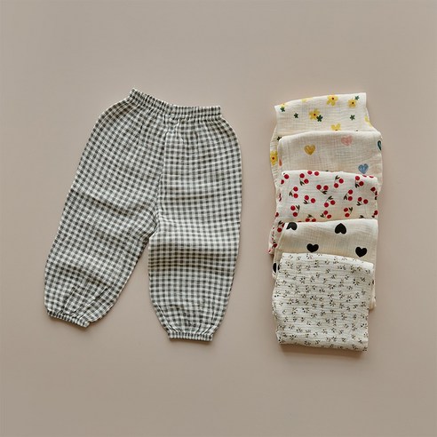 땀띠 걱정 없이 시원하고 편안한 아기 여름 거즈 고쟁이!