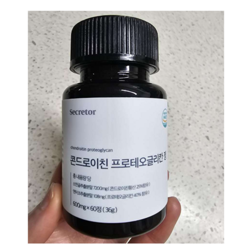 시크리터 (정품) 시크리터 콘드로이친 프로테오글리칸 UP 600mg x 30정, 1개