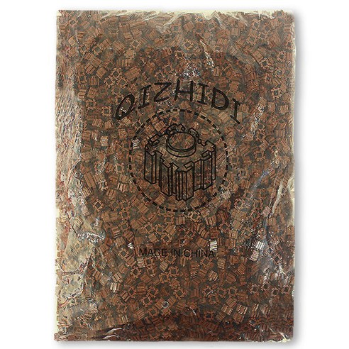 이지 툭툭블럭 9mm 1kg 대용량 리필, 밤색, 1개