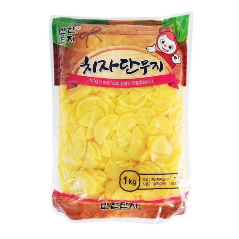 반찬단지 치자단무지 1kg 운영푸드, 3개