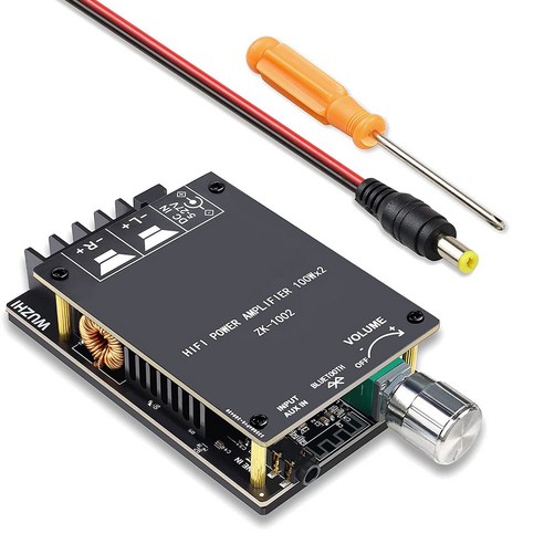 Retemporel 증폭기용 블루투스 보드 모듈 3.5mm AUX+Bluetooth 5.0 Amp 2 채널 100W+100W TPA3116D2 칩, 사진 색상
