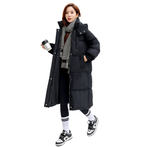 몽클레어여성패딩  여성 겨울 롱패딩 에어볼 도톰 후드 루즈핏 캐주얼 코트 Women's down jacket