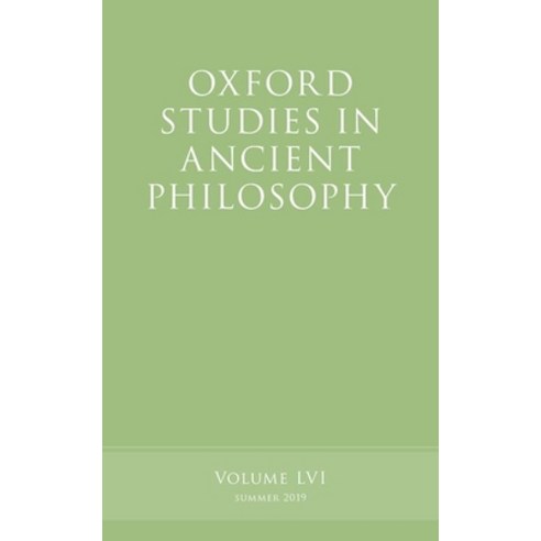 Oxford Studies in Ancient Philosophy Volume 56 Hardcover, Oxford University Press, USA, English, 9780198851059