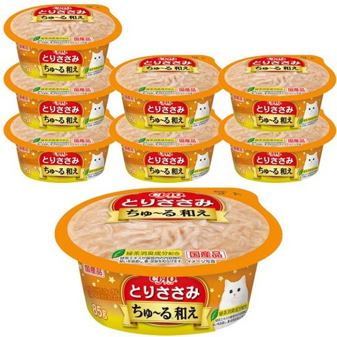 이나바 츄르 범벅컵 고양이 간식, 8개, 85g, 닭가슴살(NC-93)