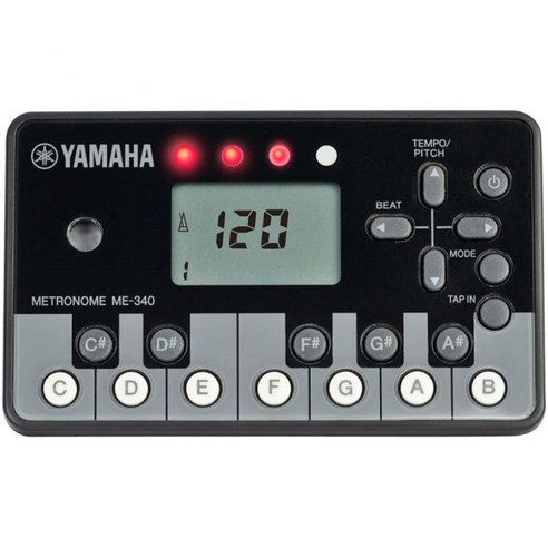 YAMAHA 야마하 ( ) ME-340PF 전자 메트로놈 키보드 감각 원 푸시 발음 버튼 첨부 electronic metronome 홋카이도 오키나와 낙도 불가 130775