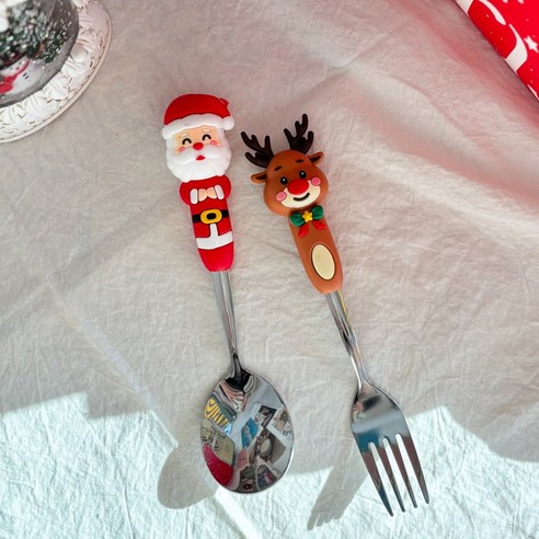 아이들의 크리스마스를 더욱 특별하게, 사랑스러운 스푼포크 세트!