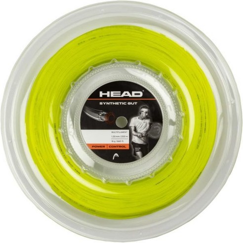 HEAD Reflex MLT 16 게이지 테니스 라켓 스트링 660' 릴, 17g, 1개